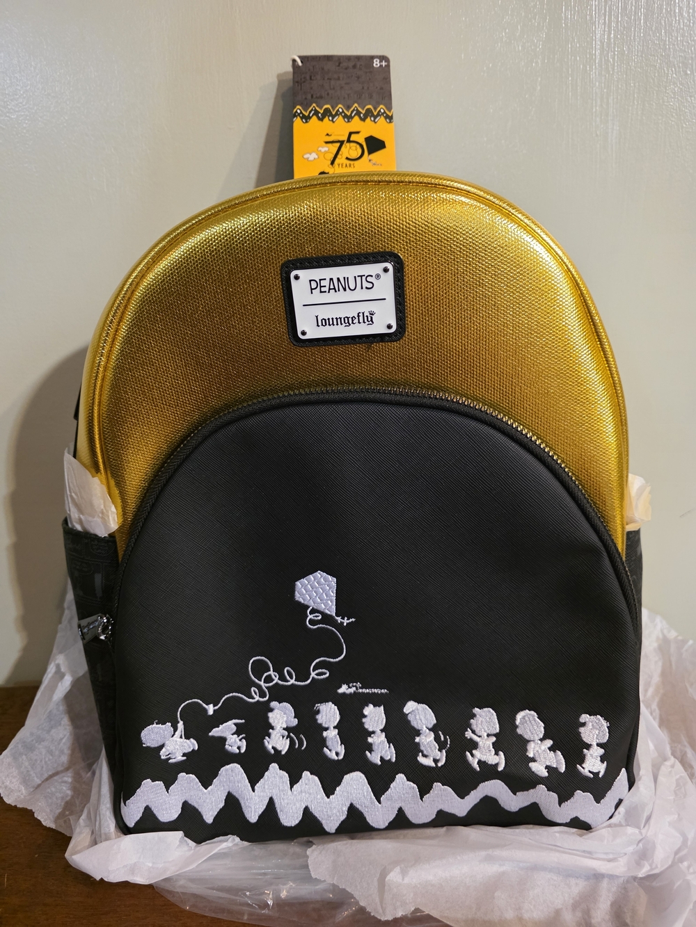 Loungefly Peanuts 75th Anniversary Snoopy & Gang Mini Backpack